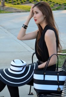 Blogged Black And White Full Look Is On The