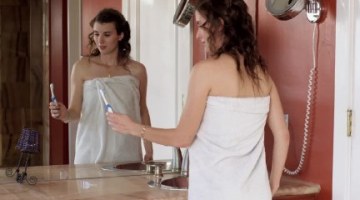 Melissa Johnson Enjoys Her Toothbrush In “Barely Legal”